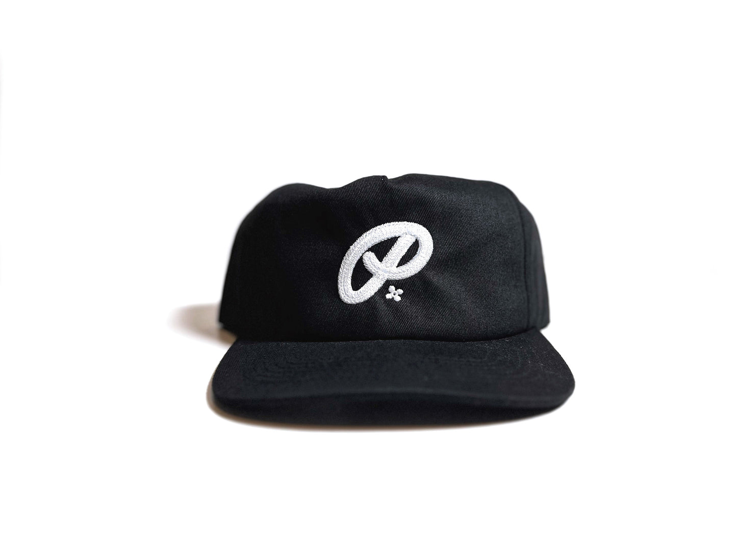 P FLOWER UNSTRUCTERED CAP